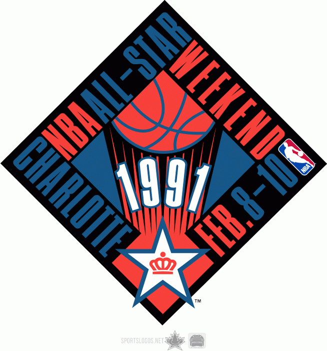 NBA All-Star Game 1991 Alternate Logo iron on transfers for T-shirts